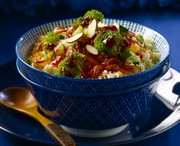 Vegetable Tandoori on Couscous with Dried Apricots