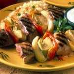 BROCHETTES D'AGNEAU AU YOGOURT ET &Agrave; LA MENTHE