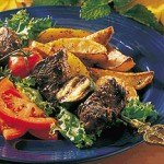 Brochettes de veau sucrée au Sambucca