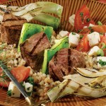 Brochette de boeuf &agrave; la bi&egrave;re et au fenouil