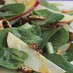 Salade d'&eacute;pinards aux pommes 
