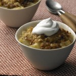 Croustillant aux pommes et &agrave; l'&eacute;rable