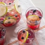 Sparkling Blueberry-Lime Punch 