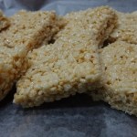 Carr&eacute;s aux  rice krispies