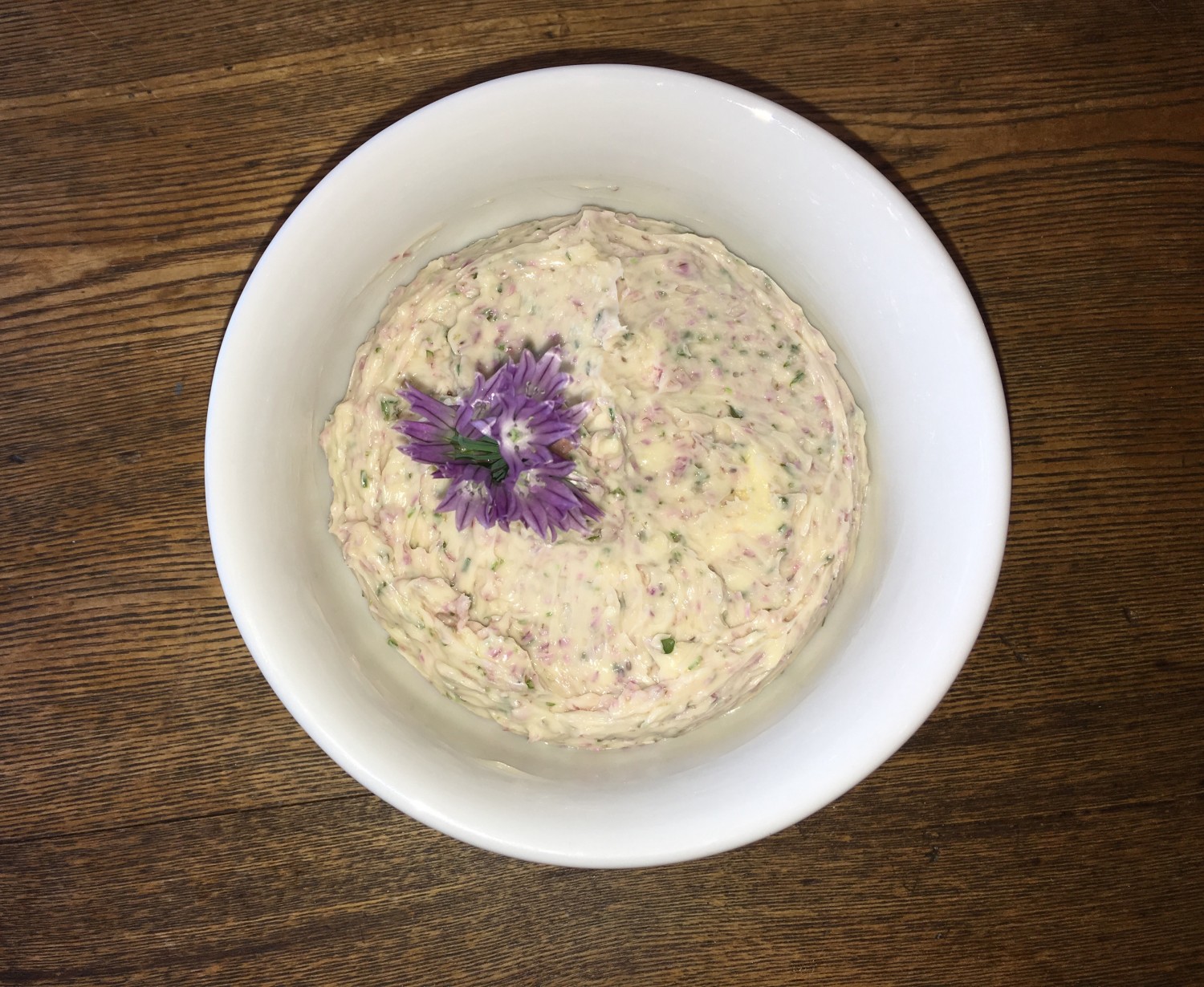Beurre de fleurs de ciboulette