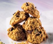 Pumpkin and dark chocolate chip cookies