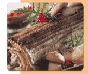 Bûche de Noël à la crème de marrons 