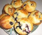 Muffins aux bleuets et au yogourt