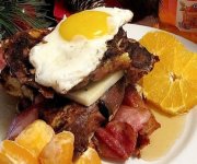 Panettone dor&eacute; du lendemain de veille