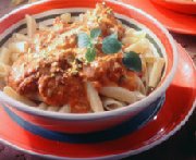 Italian Sausage and Pistachio Penne