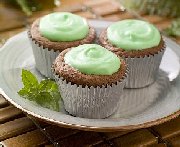 Chipits grasshopper brownie cupcakes
