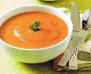 Carrot soup, curry and ginger (crock pot)