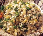 Riz au piment chilien vert
