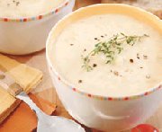 Cheddar, Cauliflower & Potato Soup 