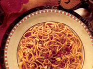 Spaghettini au pesto et tomates séchées