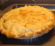Tourti&egrave;re au porc et pommes
